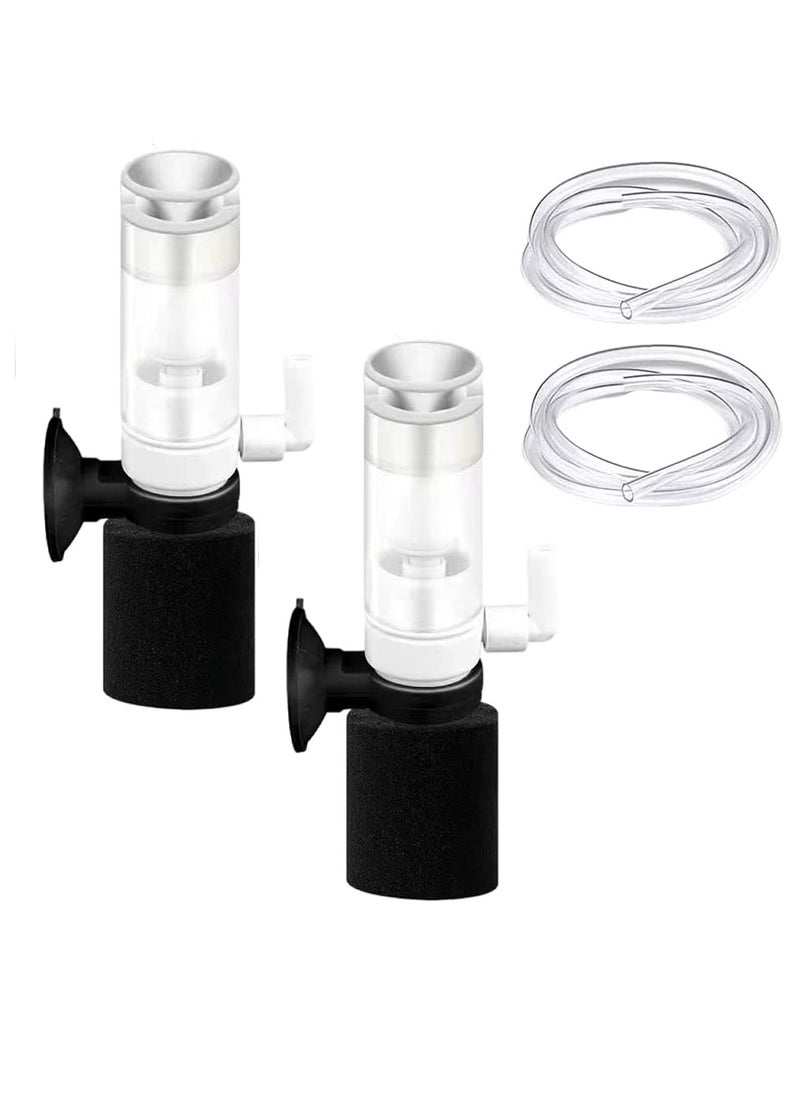 SYOSI - Sponge Filter Internal Aquarium Filter Biochemical Sponge Filters Aquarium Quiet Air Pump Filter for Small Fish Tank Shrimp Aquarium Hobbyist (2PCS) - Image 1