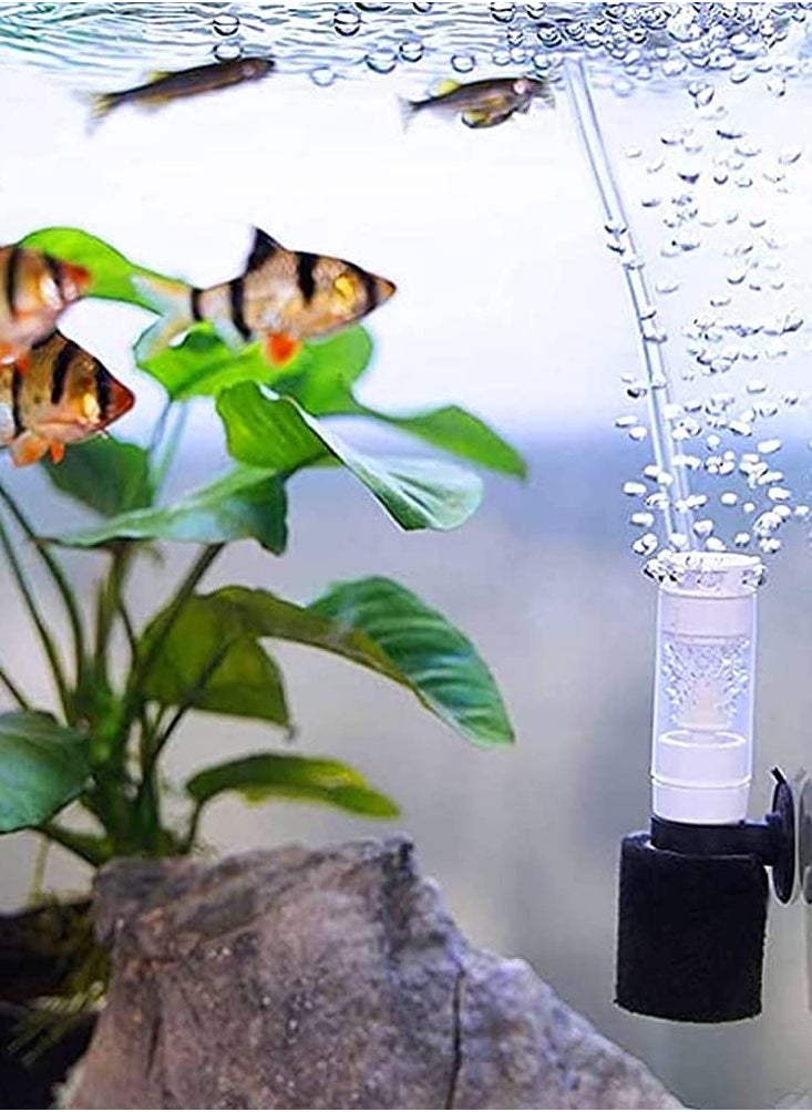 SYOSI - Sponge Filter Internal Aquarium Filter Biochemical Sponge Filters Aquarium Quiet Air Pump Filter for Small Fish Tank Shrimp Aquarium Hobbyist (2PCS) - Image 1