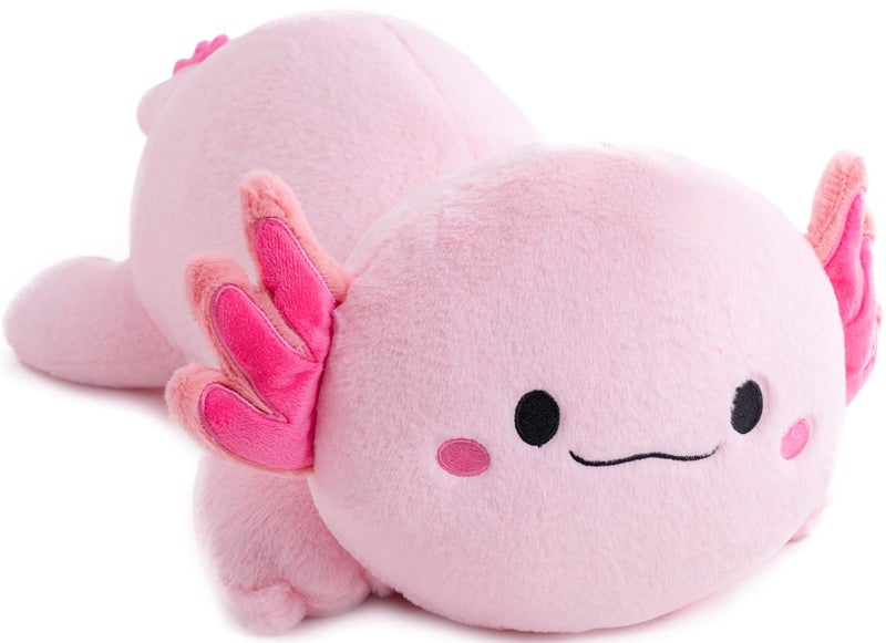 Gudisi 24 Pounds Weighted Axolotl Stuffed Animals 157Inch Pink Weighted Axolotl PlushHuggable Companion for Kids Adults Gift for Thanksgiving Christmas and Birthday - Image 3