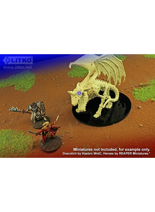 LITKO قاعدة عرض نموذج LITKO | 4 بوصة دائرية | 4 بوصة مستديرة | 100 مم | حجم شخصية RPG العملاقة - Image 3