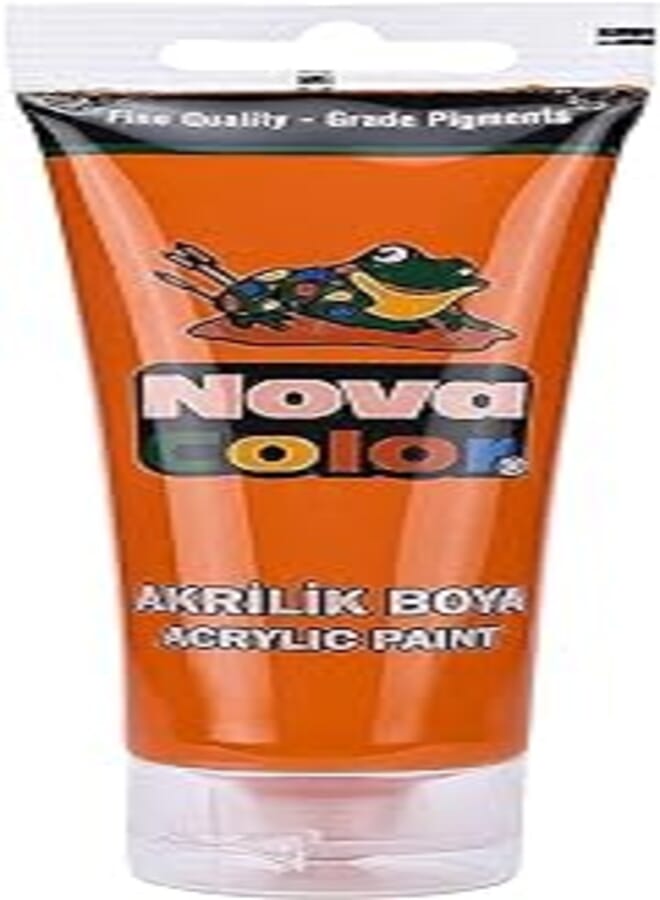 Nova turkish acrylic color tube 75mm orange nc-262