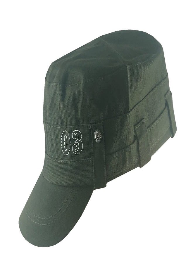 ATABZ Combo Hats Branded Black and Green and Plain hat Flat Short Sports 2 Cap - Image 3