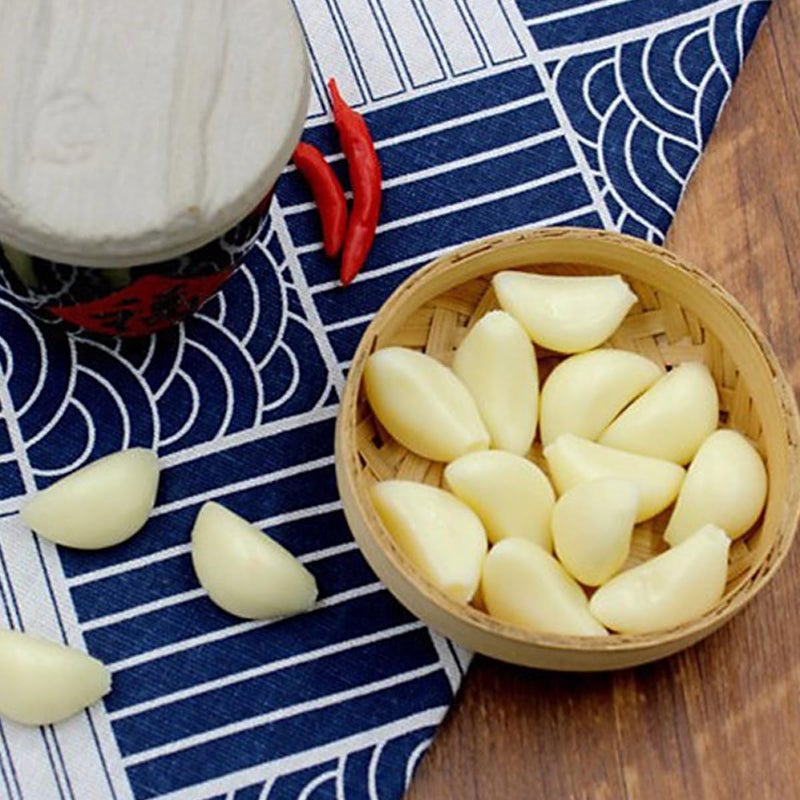 Ciieeo 10pcs Artificial Garlic Cloves Simulation Garlic Models Fake Vegetable Kitchen Decor Photo Props for Home and Restaurant Decoration - Image 5