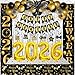 Pounira Happy New Year Decorations 2026 New Years Eve Party Supplies 2026 Happy New Year Banner Backdrop New Years Eve Decorations with Tablecloth Foil Curtains Number 2026 Balloons for NYE Party - Image 2