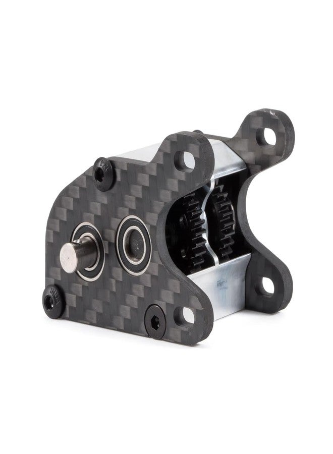 CobraCrawler Ultralight Dual Motor Transmission 62g Aluminum LCG Transmission Gearboxes 48P Overdrive Dig Tiny Gearbox for 1/10 RC Crawler LCG Cheater Rig (Silver) - Image 3
