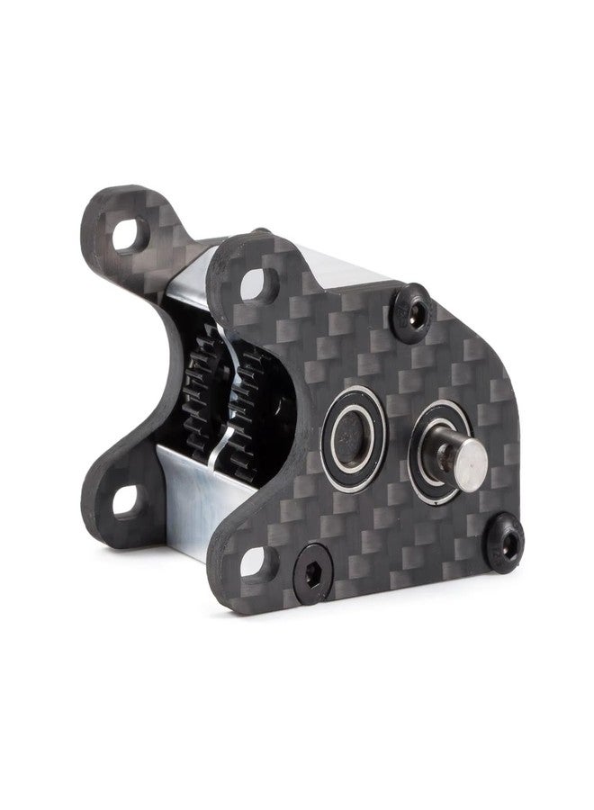CobraCrawler Ultralight Dual Motor Transmission 62g Aluminum LCG Transmission Gearboxes 48P Overdrive Dig Tiny Gearbox for 1/10 RC Crawler LCG Cheater Rig (Silver) - Image 2