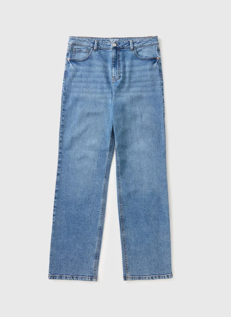 ماتلان Midwash Straight Leg Jeans