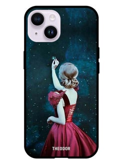 Protective Case Cover For Apple iPhone 14 6.1" 2022 Girl Touching Star