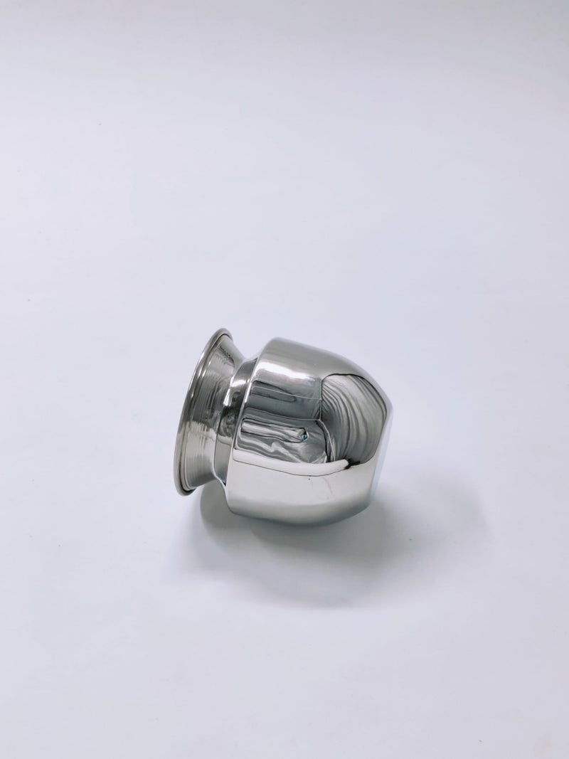 Dev Industries Heavy Gauge Stainless Steel Lota/Chomu/Kalash/Milk Pot 350 ML (0 No.)(Pack of 2) - Image 4