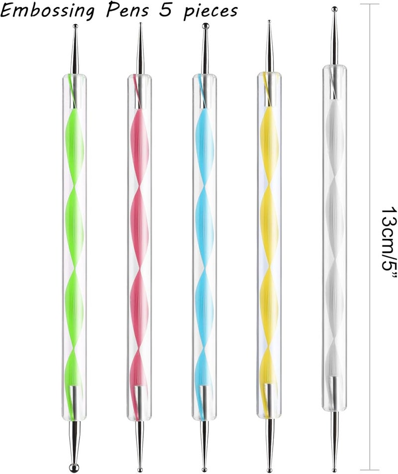 ASTARON 150 Sheets Black Carbon Copy Paper and Tracing Paper with 5 Pcs Embossing Styluses Tool Set, Carbon Transfer Paper for Tracing on Wood Fabric - Image 3