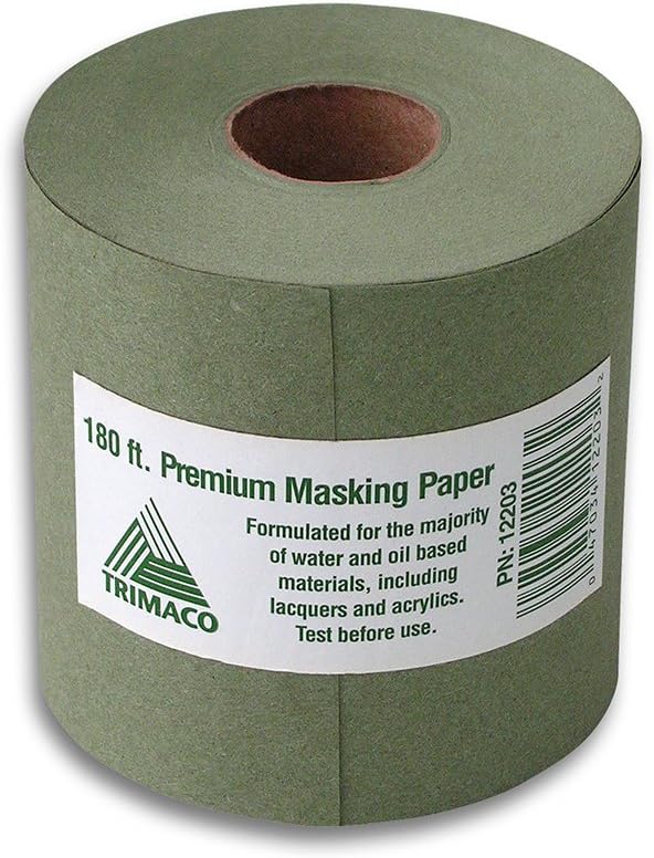 Trimaco Trimaco 3inch x 60yard Green Premium Masking Paper  - Image 1