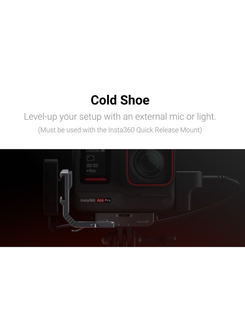 Insta360 ACE Pro/ACE - Cold Shoe - Black  - Image 4