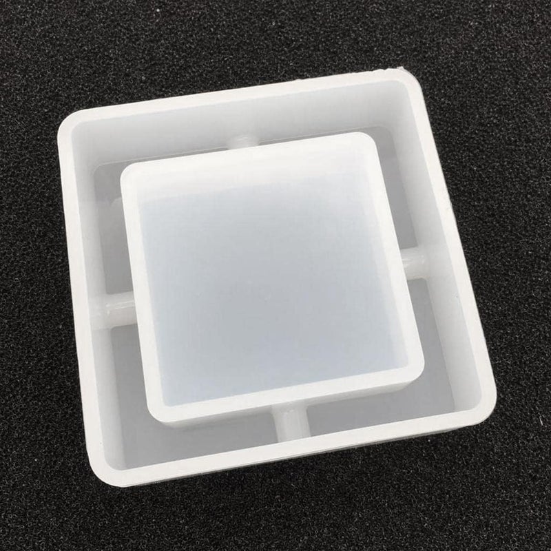misppro 2X Silicone Ashtray Mold for Epoxy Resin Jewelry Making, Square DIY Craft Tools, High Temperature Resistant - Image 4