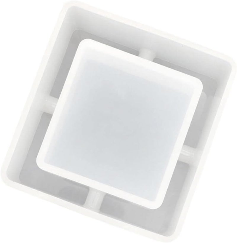 misppro 2X Silicone Ashtray Mold for Epoxy Resin Jewelry Making, Square DIY Craft Tools, High Temperature Resistant - Image 3