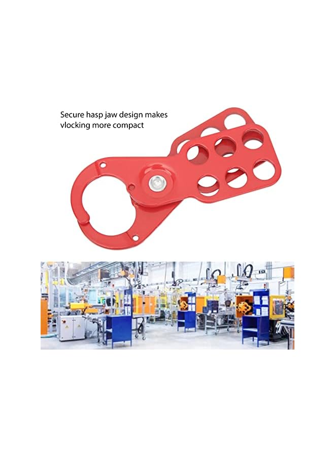 PROMASS PROMASS Lockout Tagout Kit, Premium Material, Robust Construction, High Security Lockout Tagout Kit with Safety Hasp Padlock, Tamper Proof Locking Tag Keys for Industrial Equipment  - Image 3