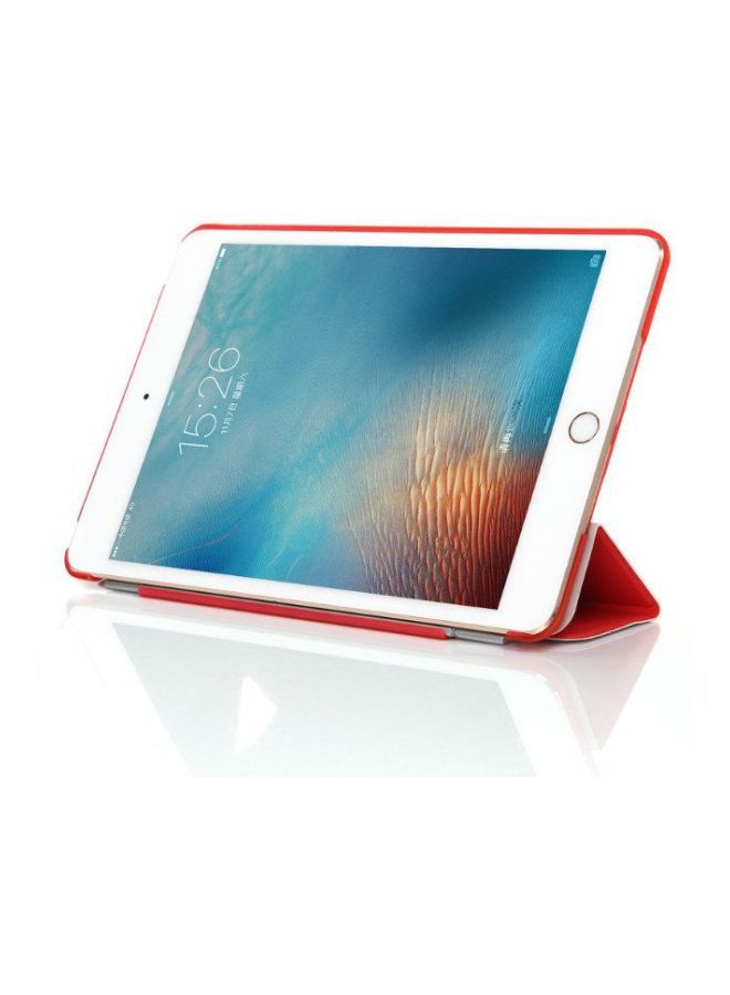 Loquat Flip Case Cover For iPad Mini 4 Red - Image 2