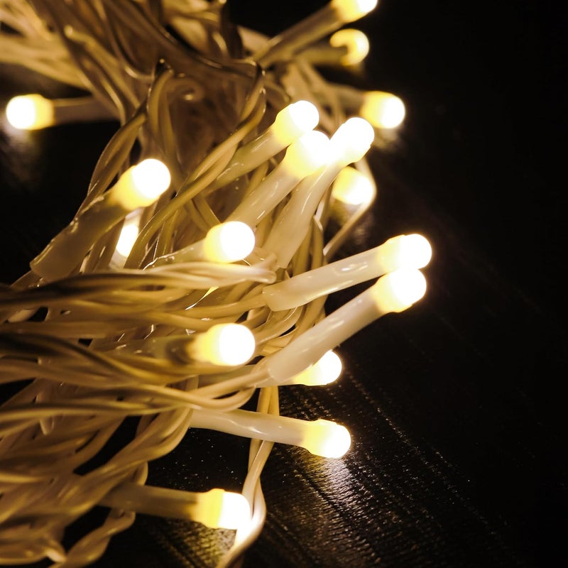 Lexton Lexton Lunar Decorative String LightFairy Light 75 LEDs Plug Sourced Suitable for Home Outdoor Decoration Diwali Christmas Wedding Party Lawn Pack of 1 Warm White  - Image 4