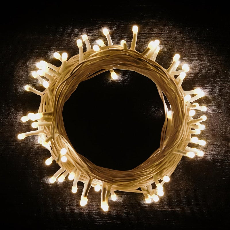 Lexton Lexton Lunar Decorative String LightFairy Light 75 LEDs Plug Sourced Suitable for Home Outdoor Decoration Diwali Christmas Wedding Party Lawn Pack of 1 Warm White  - Image 3