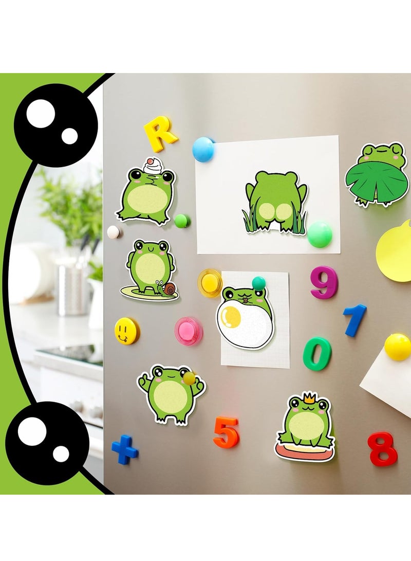 720 Pieces Of Creative And Cute Sticky Notes, Can Be Used Repeatedly, Large Capacity Self-Adhesive, Suitable For Student Plan Notes, Refrigerator Notes, Memos, Office Supplies, Kawaii Fun Sticky Notes (Frog) - Image 2