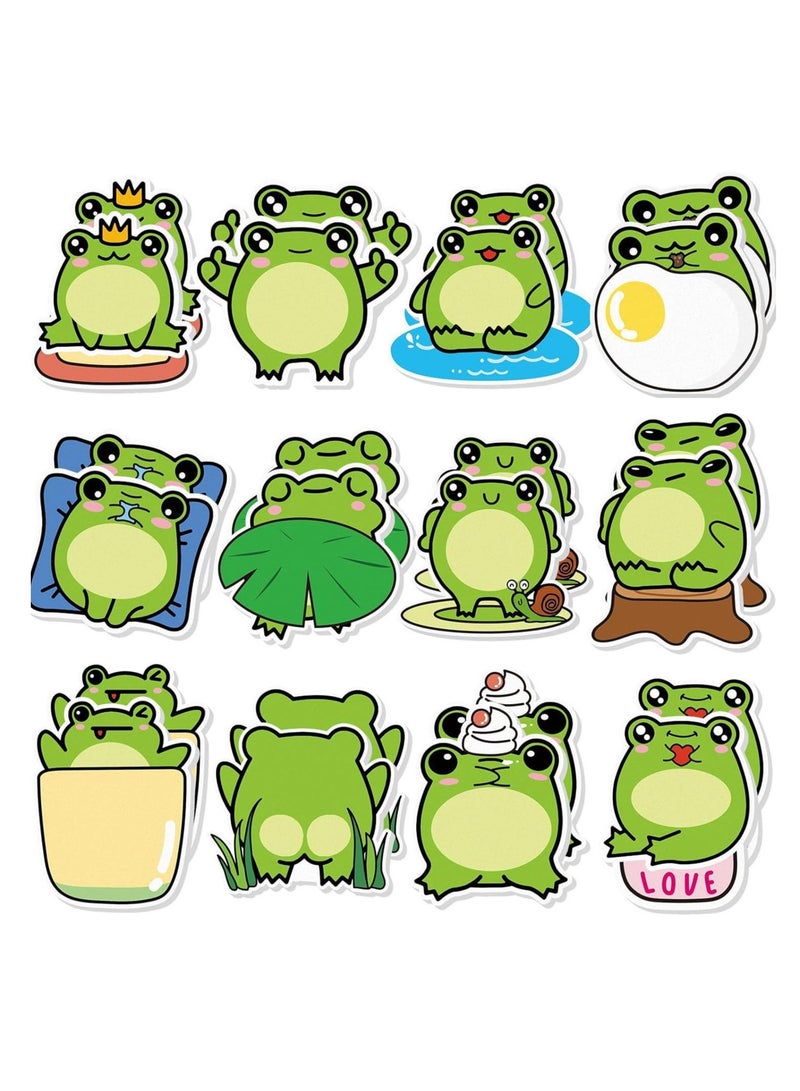 720 Pieces Of Creative And Cute Sticky Notes, Can Be Used Repeatedly, Large Capacity Self-Adhesive, Suitable For Student Plan Notes, Refrigerator Notes, Memos, Office Supplies, Kawaii Fun Sticky Notes (Frog) - Image 1