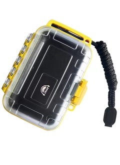 Protective Earbuds Case, IP68 Waterproof Earphone Storage Bag, Dustproof Shockproof Hard Headphone Storage Pouch, Lightweight Headsets Protective Box For Earphones Cables, (1pc, Transparent Yellow) - pzsku/ZEAAEE8AF7E3F1E88749AZ/45/_/1723103393/e195e6a0-da3c-4acf-81bc-ab931181d07e