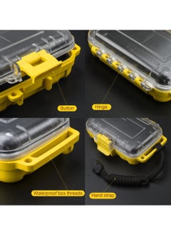 Protective Earbuds Case, IP68 Waterproof Earphone Storage Bag, Dustproof Shockproof Hard Headphone Storage Pouch, Lightweight Headsets Protective Box For Earphones Cables, (1pc, Transparent Yellow) - pzsku/ZEAAEE8AF7E3F1E88749AZ/45/_/1723103395/dd30b069-428f-49fb-9c81-8ad8cd51887d