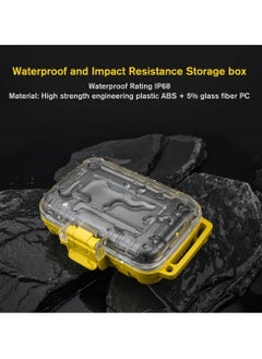 Protective Earbuds Case, IP68 Waterproof Earphone Storage Bag, Dustproof Shockproof Hard Headphone Storage Pouch, Lightweight Headsets Protective Box For Earphones Cables, (1pc, Transparent Yellow) - pzsku/ZEAAEE8AF7E3F1E88749AZ/45/_/1723103397/4353e9c9-fde6-4554-8ebf-096ad30980cd