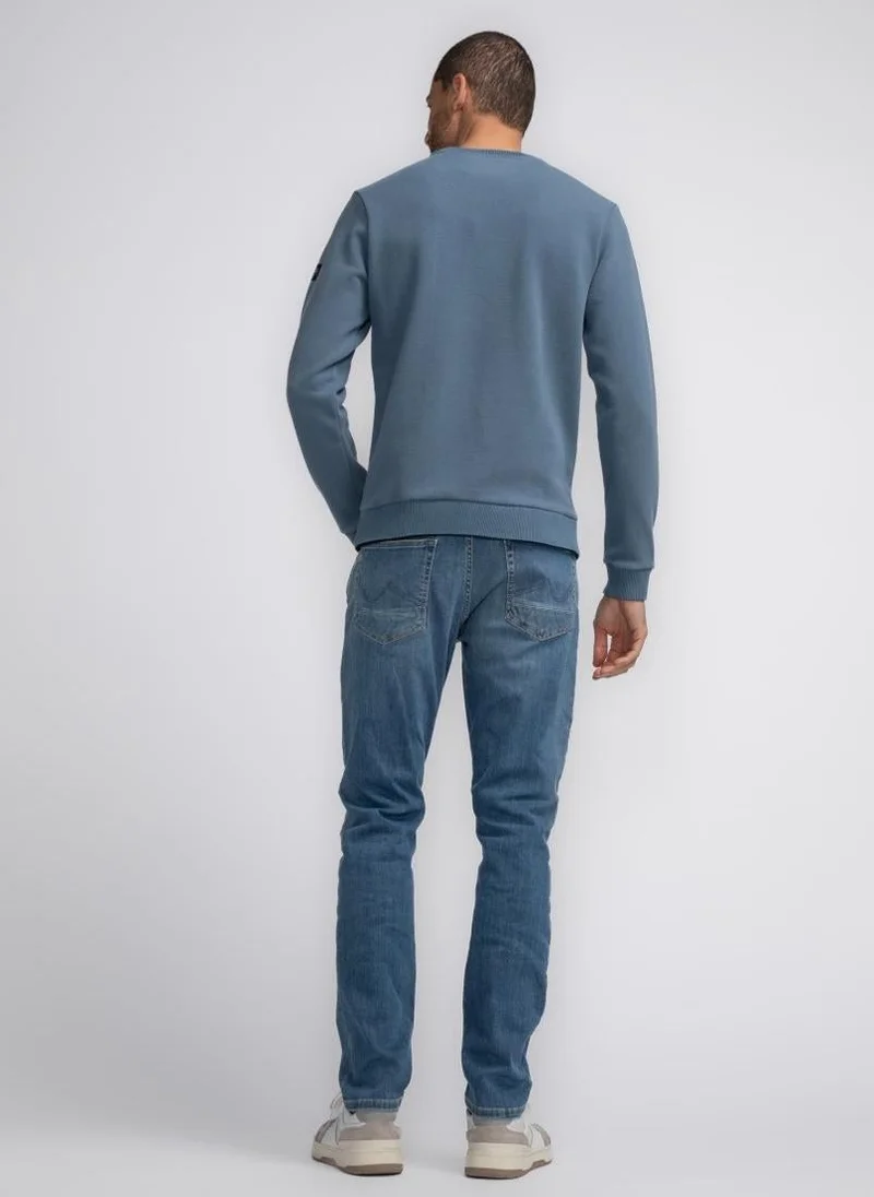Petrol Industries 5183-Light Shadow Men Sweater Round Neck for Men | Best Price UAE
