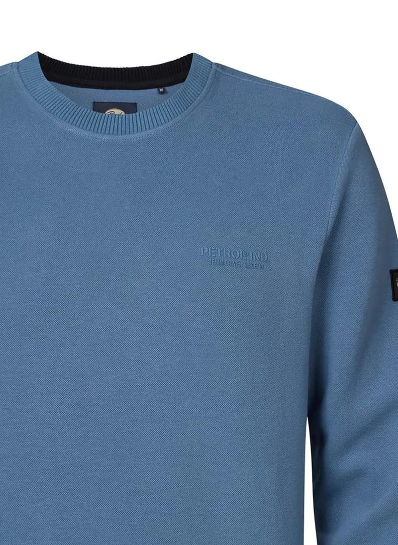 Petrol Industries 5183-Light Shadow Men Sweater Round Neck for Men | Best Price UAE
