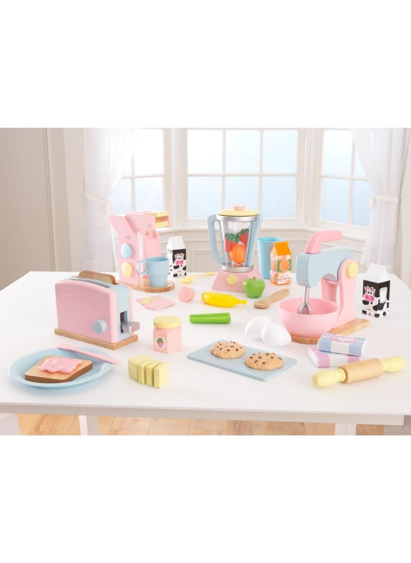 Kidkraft Wooden Coffee Set – Pastel