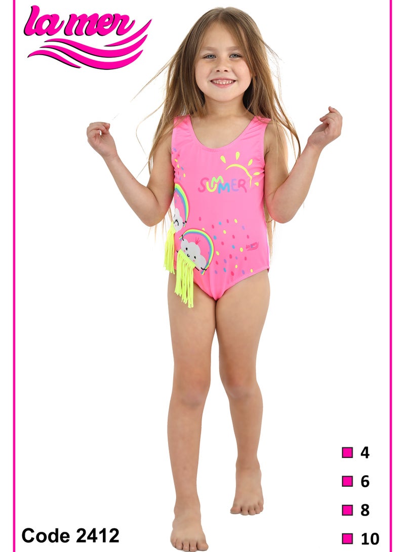 La Mer Girls Playful La Mer Swimsuit - Image 2