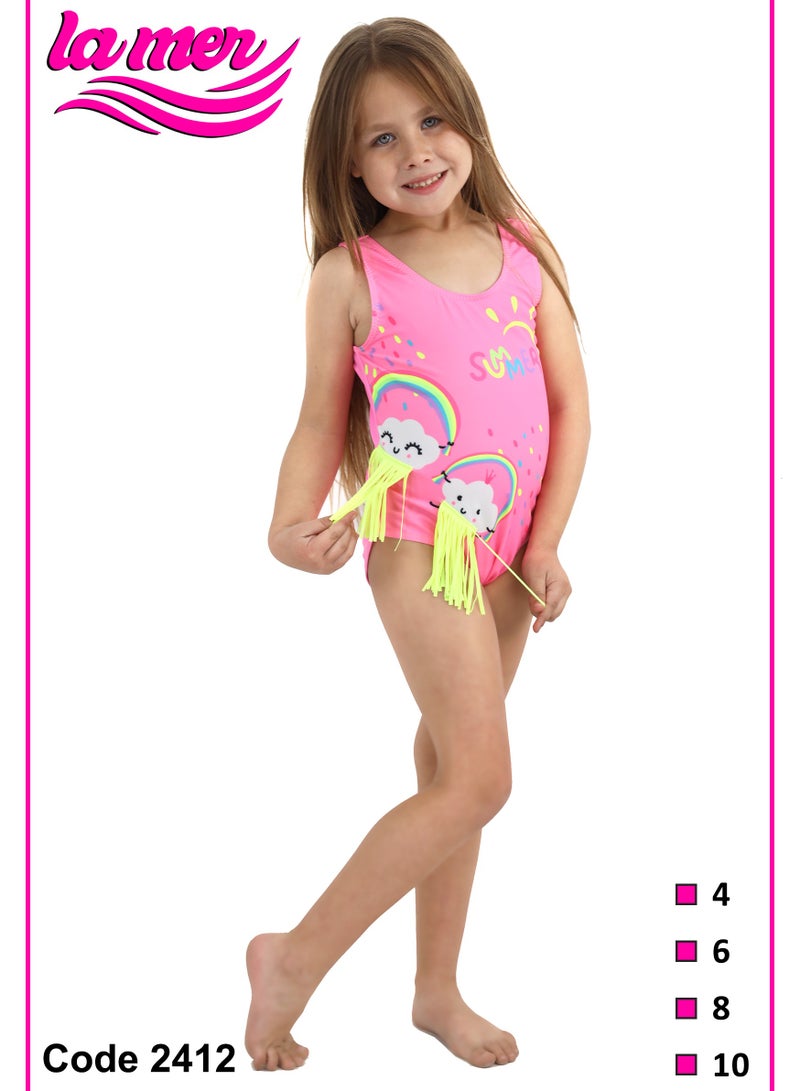 La Mer Girls Playful La Mer Swimsuit - Image 3