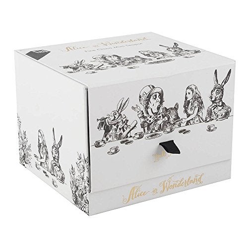 Va V&A Alice in Wonderland Mini Teapot in Gift Box, 450ml, White - Image 2