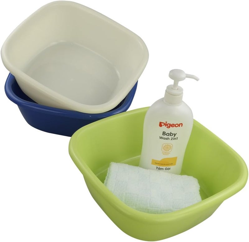Doryh Square Small Wash Basins, 8-Quart, Set of 3 - Image 3