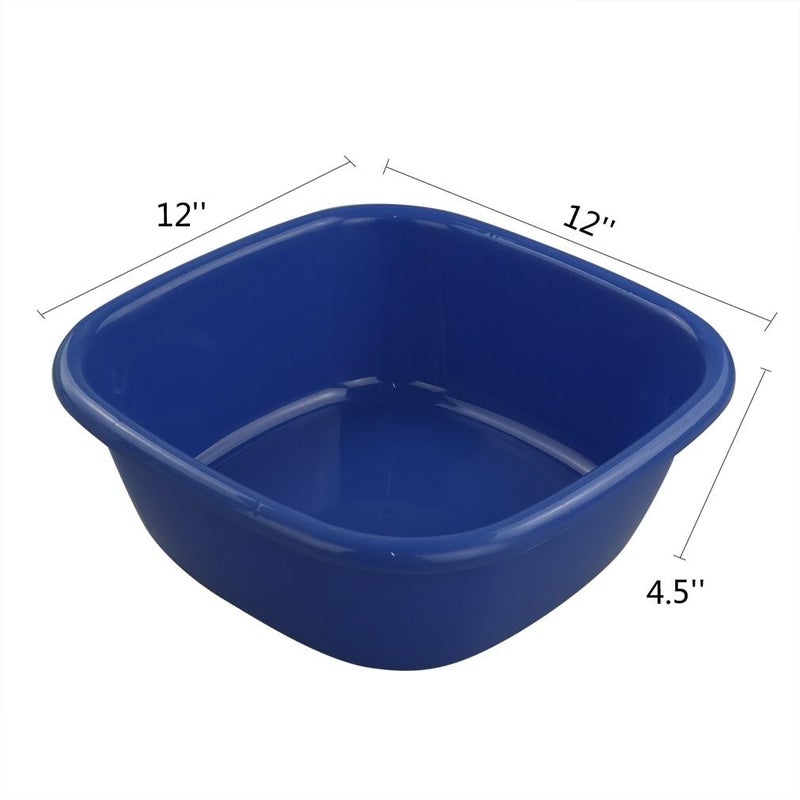 Doryh Square Small Wash Basins, 8-Quart, Set of 3 - Image 2