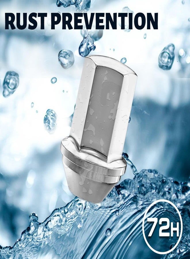 صواميل عجلات Gdydi مقاس 14x1.5 مم (1.46 بوصة) سداسية الشكل (7/8 بوصة) بتصميم المصنع الأصلي، ذات مقعد كبير على شكل قبة، بديلة لعجلات المصنع الأصلية لسيارات Wrangler و Gladiator و Cherokee و Grand Ram، 20 قطعة - Image 5