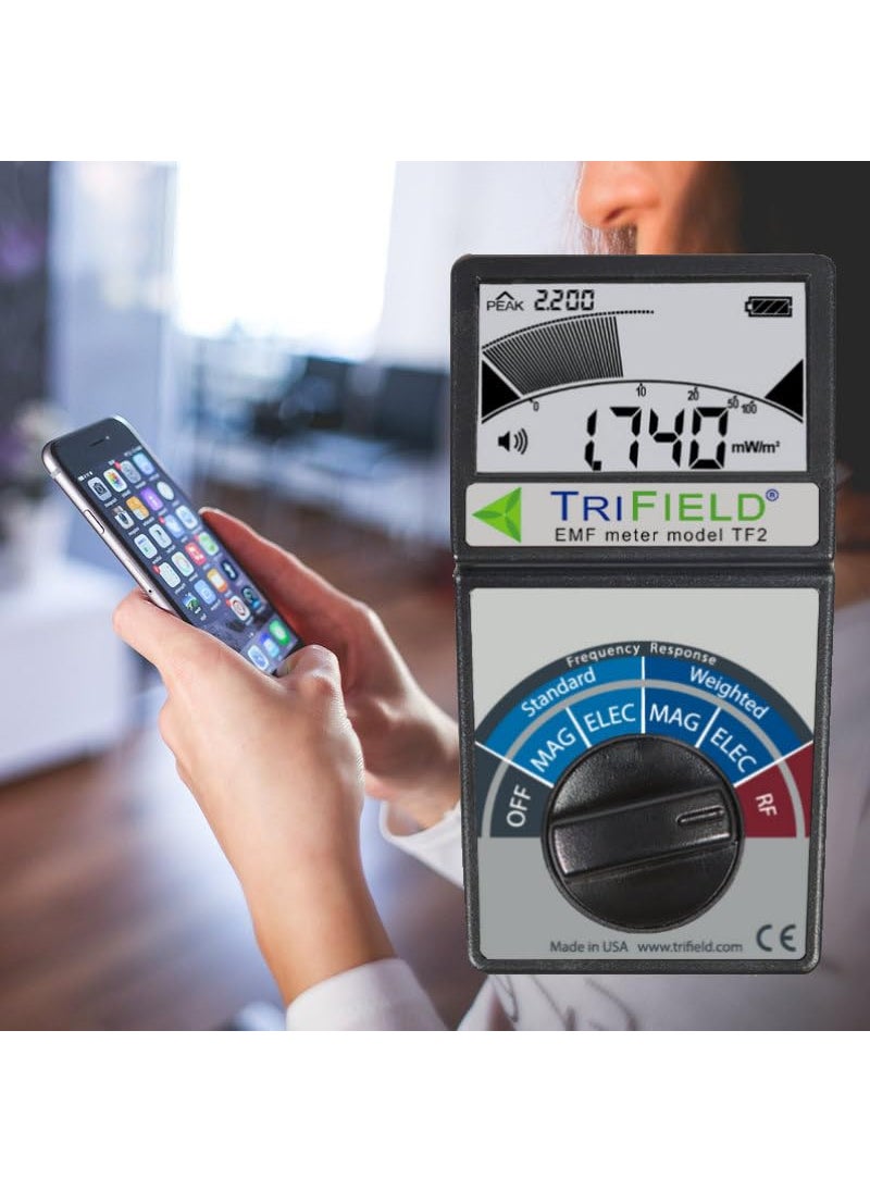TriField TriField EMF Meter Detects Radio, Magnetic & Electric Fields - For 5G, Cell Towers, WiFi, Bluetooth, Smart Meters  - Image 5