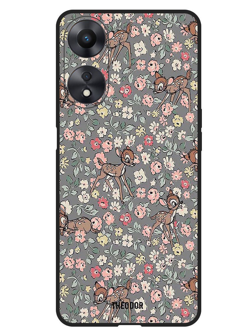 Theodor Protective Case Anti Scratch Shock Proof Bumper Cover For Oppo A58 Dimple Girl - Image 1