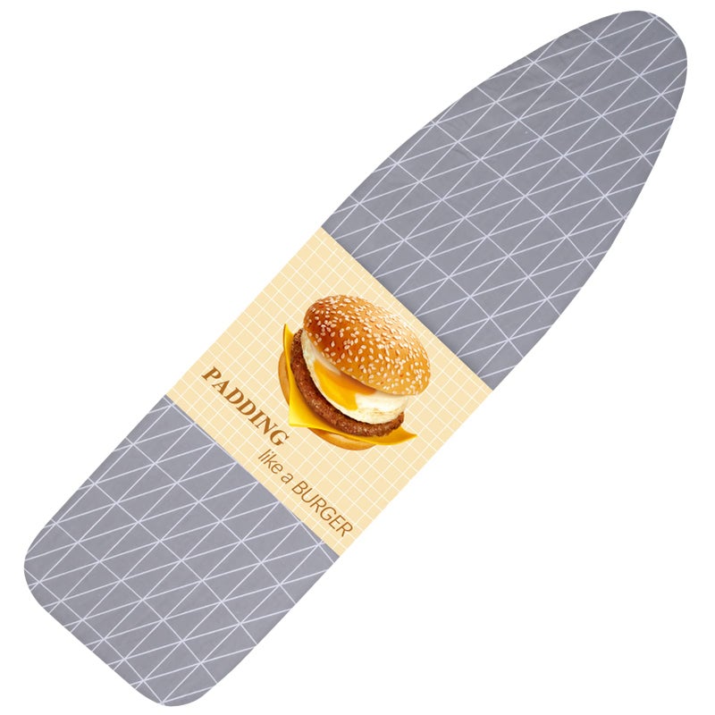 Ironing Board Cover Full Size Scorch Resistant Padding Elastic Edge Heavy Duty Iron Pad Covers Standard Boards Hook and Loop Fastener Strap Extra Thick