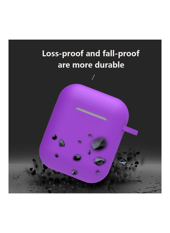 NIBEMINENT Protective Earphone Case For AirPods Purple - Image 4