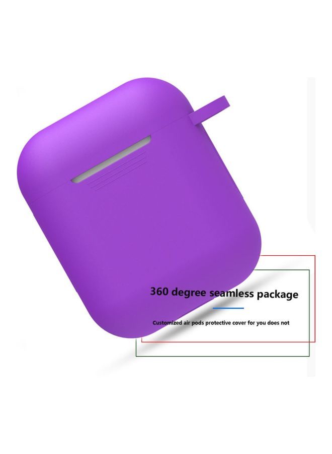 NIBEMINENT Protective Earphone Case For AirPods Purple - Image 2