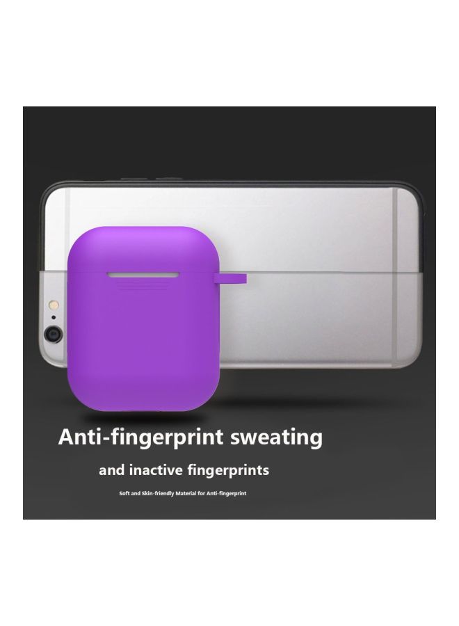 NIBEMINENT Protective Earphone Case For AirPods Purple - Image 3