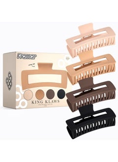 Large Claw Clips For Thick Hair Hair Claws For Thick Hair Long Hair Claw Clips Variety Pack Large Hair Clips For Thick Hair Cute Claw Clips For Long Hair Large Claw Clip