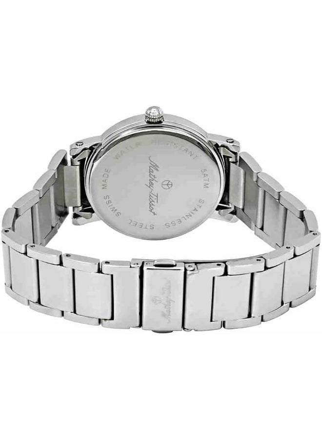 Mathey-Tissot ساعة ماتهي-تيسو سيتي ذات القرص الأزرق للرجال H611251MABU - Image 3