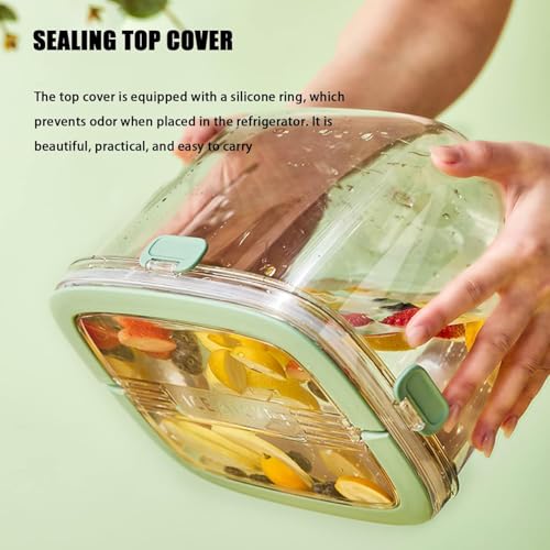 Clefairy Ice Bucket with Lid & Tong Portable Ice Cube Bucket with Foldable Handle Transparent Silicone Sealed Ice Bucket - Image 4