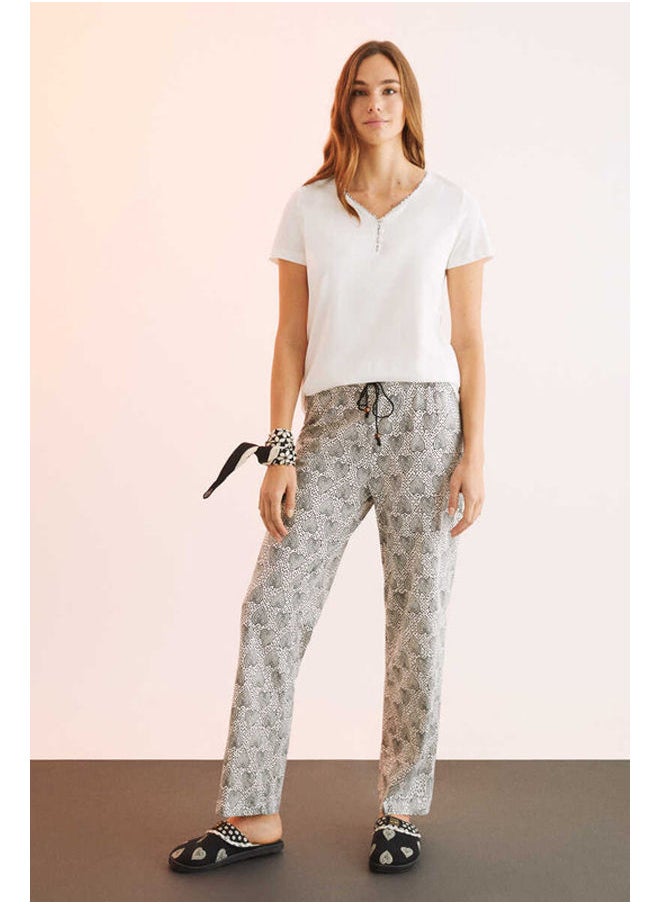 women'secret - Heart print pants - Image 1