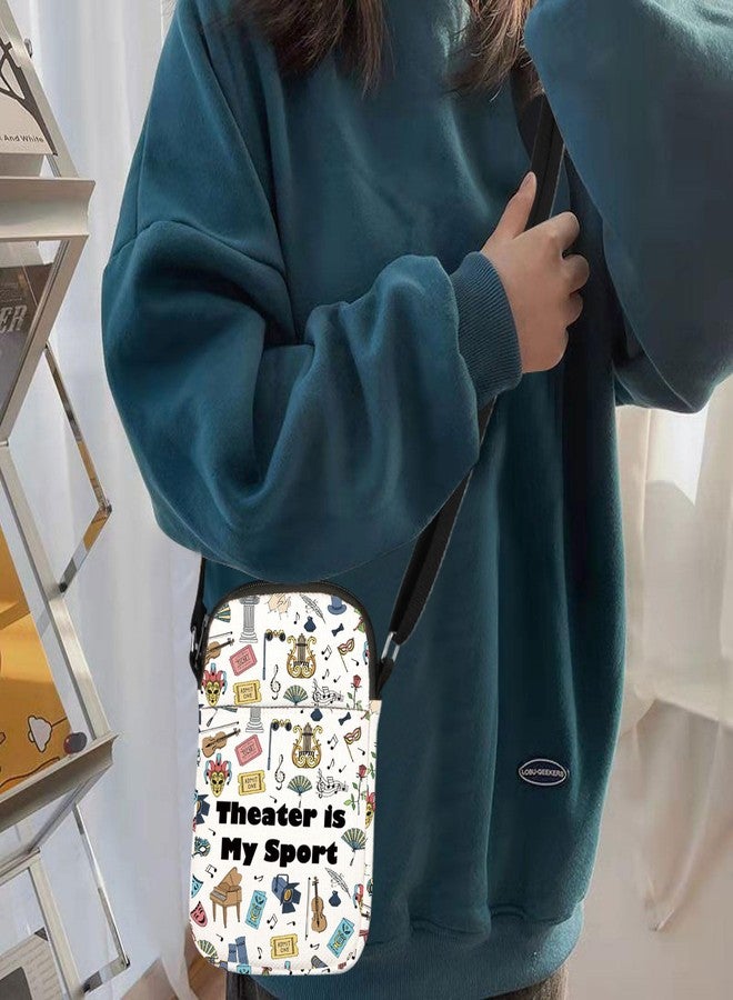 HOLLP Acting Inspired Theatre Gift Theater is My Sport Crossbody Bag Gifts (Theater is My Sport) - Image 3