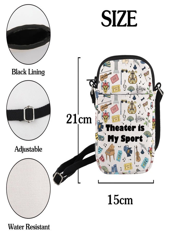 HOLLP Acting Inspired Theatre Gift Theater is My Sport Crossbody Bag Gifts (Theater is My Sport) - Image 4