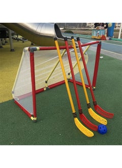 Generic System Parent-child Training Toys Outdoor Children's Stick Ball Interactive Sports Hockey Sports Feeling Hockey Sports Sports Sports-Color:Large Hockey Mixed Color (12 Sticks, 6 Balls, 9cm Ball Pen-hold Shooting  - Image 3
