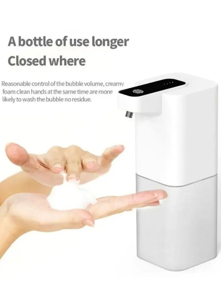 AROAQ Automatic Inductive Soap Dispenser, Spray Automatic Touchless Soap Dispenser, Rechargeable Bubble Forming Soap Dispenser For Bathroom, Kitchen, Hotel, Restaurant  - Image 3